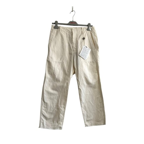 Nili Lotan Luna Pants, Size 4, Eggshell-white, Cotton/Linen, NWT $355 - Picture 3 of 14